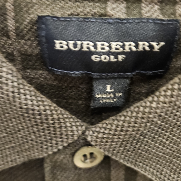 Mens Burberry Polo Large - Picture 3 of 3